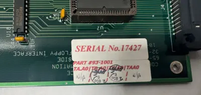 Haas 80-20098 80-20097 HSU 99/14 Circuit Board Video Floppy Interface rev 2.13
