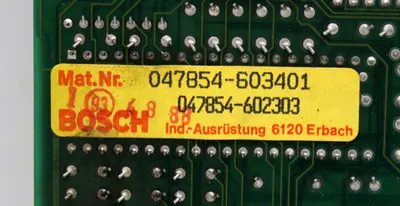 USED BOSCH 047854-603401