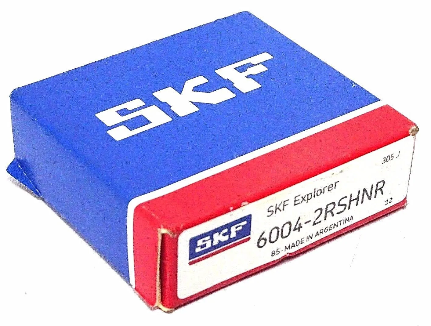 2 NEW SKF 6004-2RSHNR BEARINGS