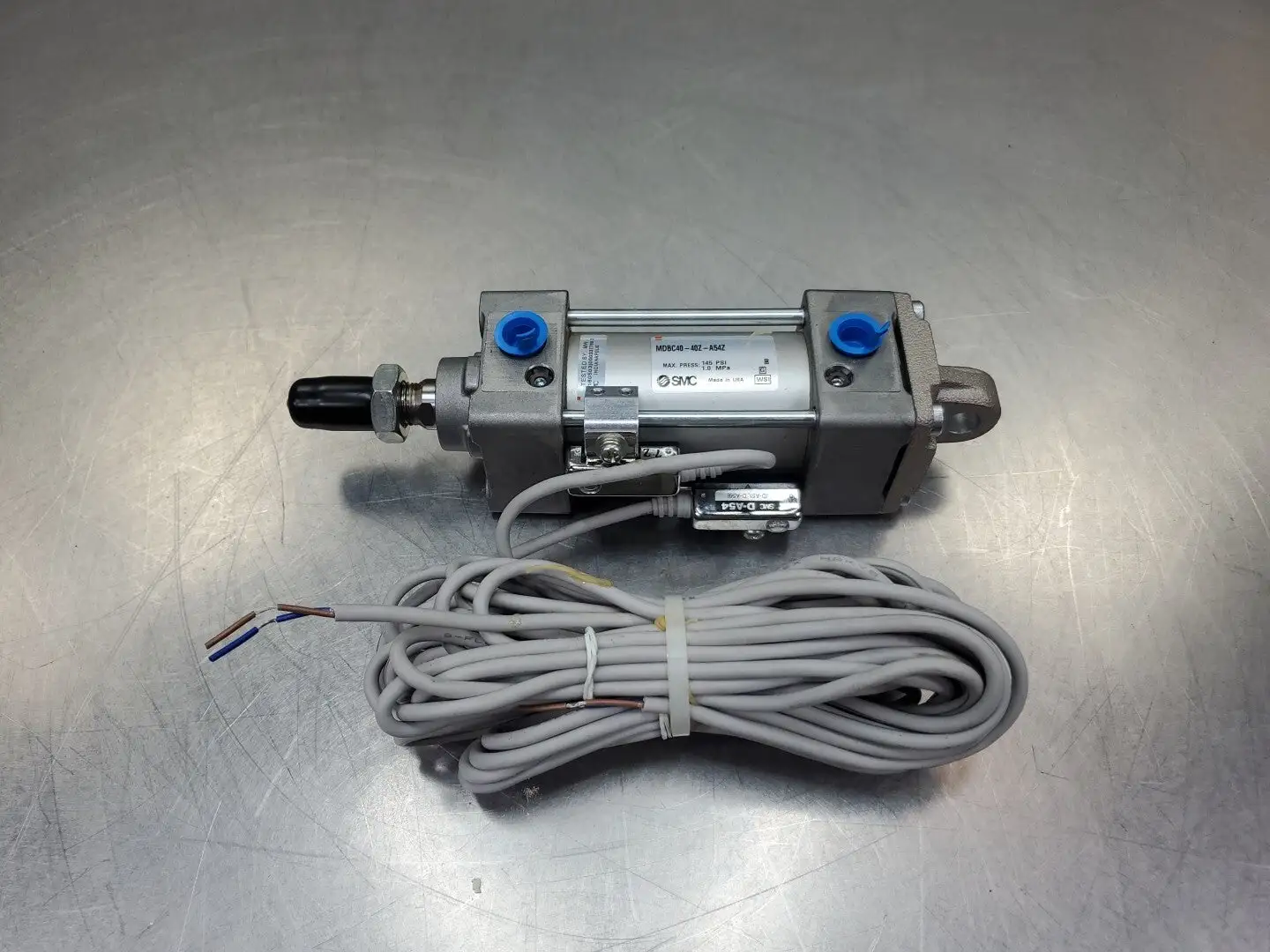 SMC MDBC40-40Z-A54Z Pneumatic Cylinder w/2-SMC D-A54 Reed Switches. 6B-12