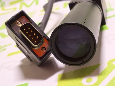 TOKYO ELECTRONIC INDUSTRY CO. CCD CAMERA CS8420i-11 WITH LENS AND CABLE