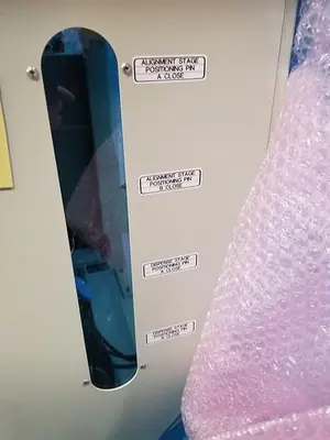 LANTEC GLOVEBOX WITH ASYMTEK FLUID DISPENSE SYSTEM DUAL HEAD
