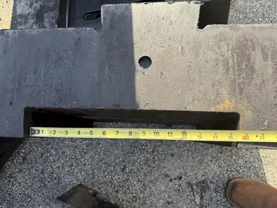 ANVIL DIE HOLDERS SOW BLOCKS HOLDER FORGING PRESS OR HAMMER, OUT OF CHAMBERSBURG 23 & 14 DIE FORGERS: STOCK #21025
