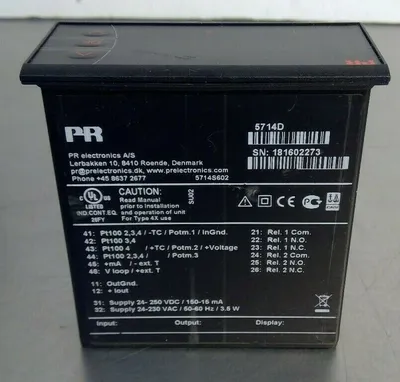 Used PR Electronics _UNKNOWN_ Meters - Misc South Carolina US | Palmetto Automation #1166329