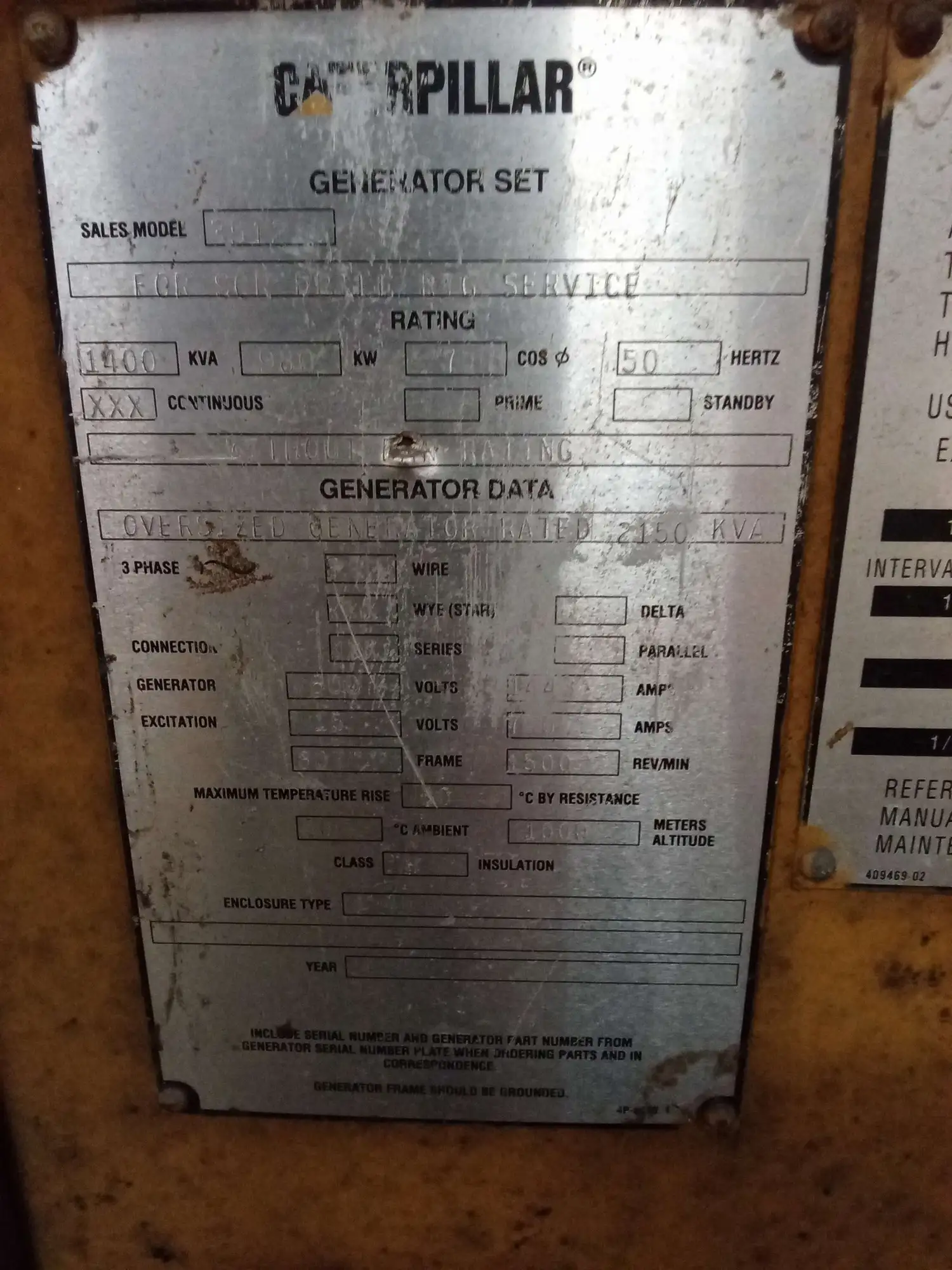 Used CAT _UNKNOWN_ Generator Parts Texas US | Apollo Electric #1514429