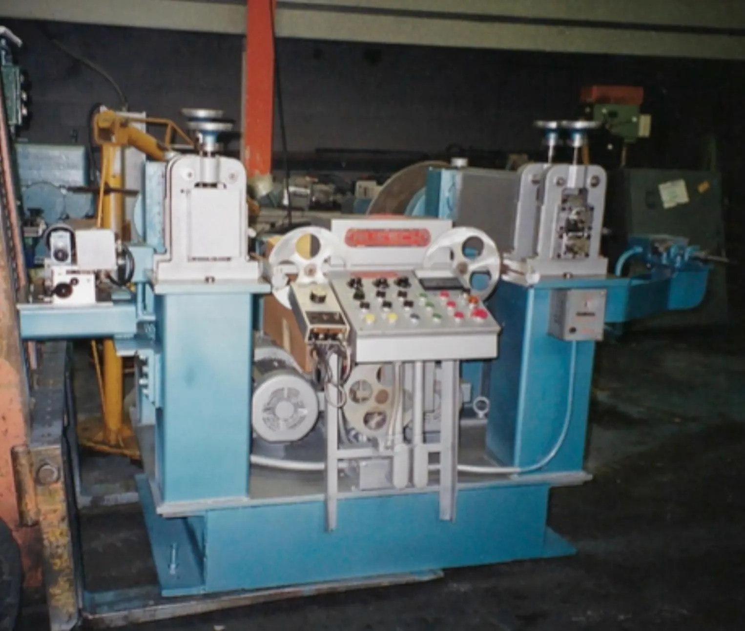 USED RUESCH 3" X 1" 2-HIGH TANDEM WIRE FLATTENING MILL