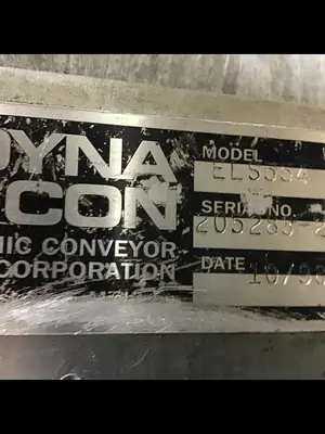 Used DYNACON ELS554 Conveyors Michigan US | Ideal Machinery #693086
