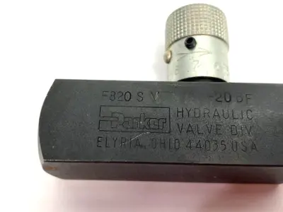 New | in-Stock Parker Colorflow In-line Flow Control Valve, Hydraulic 5000psi Pump & Valve Parts Michigan US | Maverick Industrial Sales #1402120