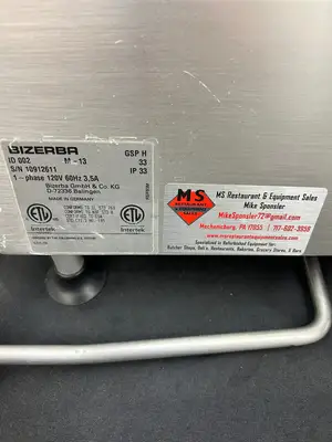 Bizerba GSPH 2013 Manual Deli Slicer Refurbished Tested Working Great!