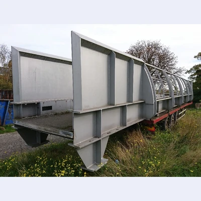 2m x 16m 24-Ton Steel Beam Pedestrian Bridge