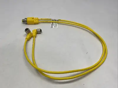 ASB 2-RKWT 4-3-632/0 6M, 6000002453 | Lumberg Automation ASB 2-RKWT 4-3-632/0 6M Splitter Cable 6000002453 - Used