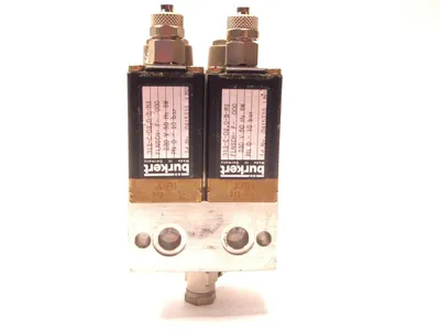 312-C-02,0-B-MS FLNSCH-F-000 041521Q LMPU | Burkert 312-C-02,0-B-MS FLNSCH-F-000 Solenoid Valves 041521Q LMPU 220V LOT OF 2 - Used