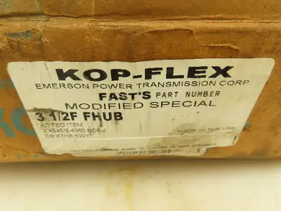Kop-Flex 3-1/2F FHUB Coupling Hub 3.4345/3.4360 Bore 7/8 x 7/16 KWY
