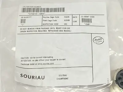 UT0014-12SH | Eaton  Souriau-Sunbank 12-Position Circular Connector Receptacle - New