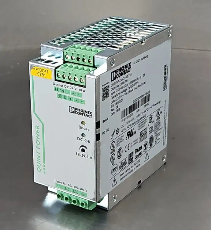 Used Phoenix Contact QUINT-PS/3AC/24DC/10 Power Supplies | Palmetto Automation #1151809