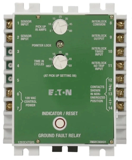 Cutler-Hammer Eaton GFR60E Ground Fault Relay [New]
