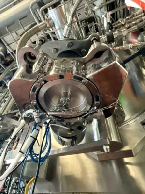 Krauss-Maffei HZ 800 Ph CIP peeler centrifuge, 316SS.