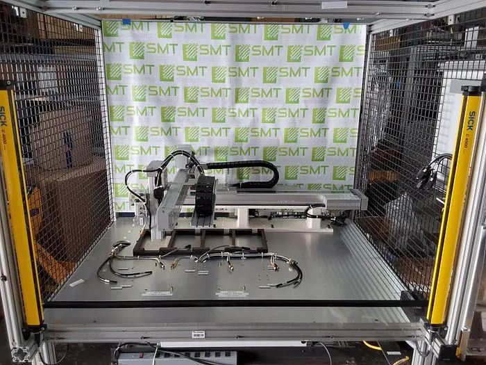 IAI RCS2-SS8R ROBOTIC SCREW DRIVING STATION WITH CAGE