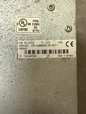 Rexroth R911296725 Power Stage HMV01.1R-W0045 (12.6.3)