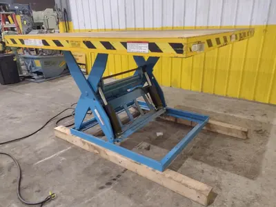 4,000 LBS X 72" X 72" LIFT PRODUCTS MODEL #LPT4W-040-36 HYDRAULIC SCISSOR LIFT TABLE: YOBRO #24987