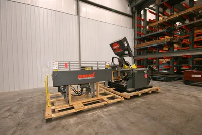 Marvel Model 2150A-PC3-60 Vertical Tilt-Frame Saw, 20″ x 25″ Capacity