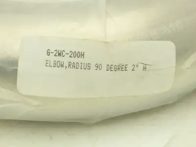 G2WC200H 2" OD Butt Weld Vacuum Tube 90° Radius Elbow SS A= 4.06" B= 3" Lot of 5