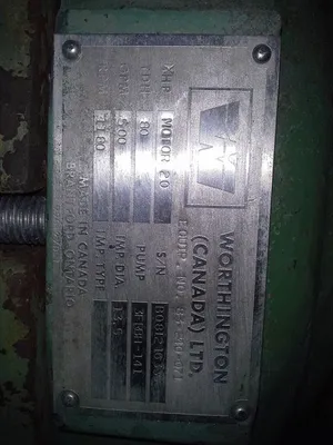 USED Worthington 3FRBH-141