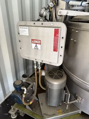 North Star 755 XP perforate basket centrifuge, 304SS.