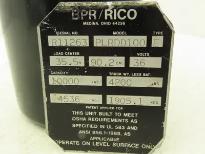 Rico Hydraulic Tank Assembly 2.5 Liter Off Rico PLR-DD-100