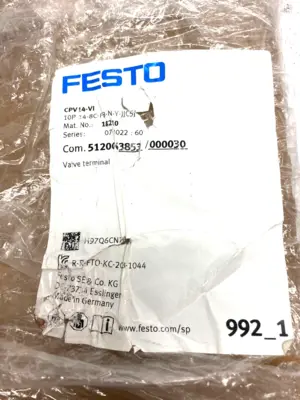 CPV14-VI, 10P-14-8C-FB-N-Y-JJC5J, 18210 | Festo CPV14-VI, 10P-14-8C-FB-N-Y-JJC5J Valve Terminal Manifold 18210 - New Other