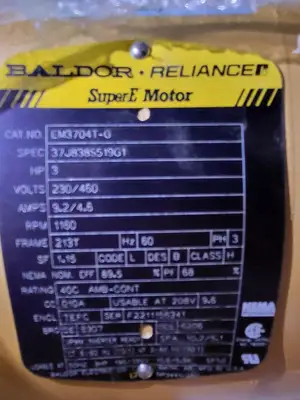 NEW ABB MOTORS EM3704T-G