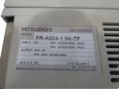 USED MITSUBISHI FR-A024-1.5K INVERTER FRA02415K