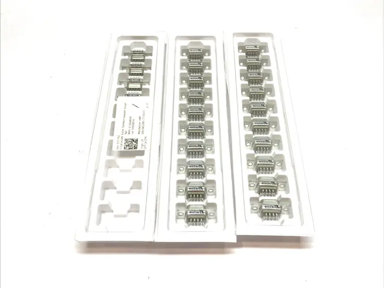 New | in-Stock AMP D‑SUB RECEPTACLE 9‑POLE LOT OF 24 Connector Accessories | Maverick Industrial Sales #1106179