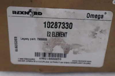 Rexnord 7300005/ 10287330 Omega E2 Element - STOCK 1692CC