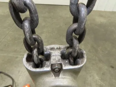 CM Lodestar R 2 Ton Electric Chain Hoist 14' Lift 8 FPM 230/460 Power Trolley