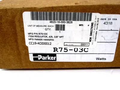 NEW PARKER R75-03C AIR REGULATOR R7503C