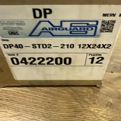 New | in-Stock AIRGUARD DP40-STD2-210 12X24X2 Filters Ohio US | Surplus Asset Holdings #1239350