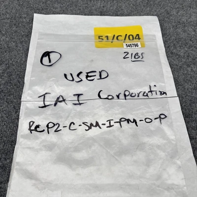 Used IAI Corporation RCP2-C-SM-I-PM-0-P Motion Controls California US | Davliegogo LLC #1706517