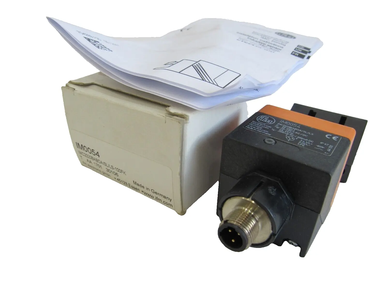 NEW IFM EFECTOR IMC2020BABOA/SL/LS-100FK-IM0054 INDUCTIVE SENSOR