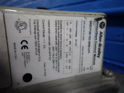 Used ALLENBRADLEY 280DF12710CGRW3P1 Starters Ohio US | HGR 24 #883905