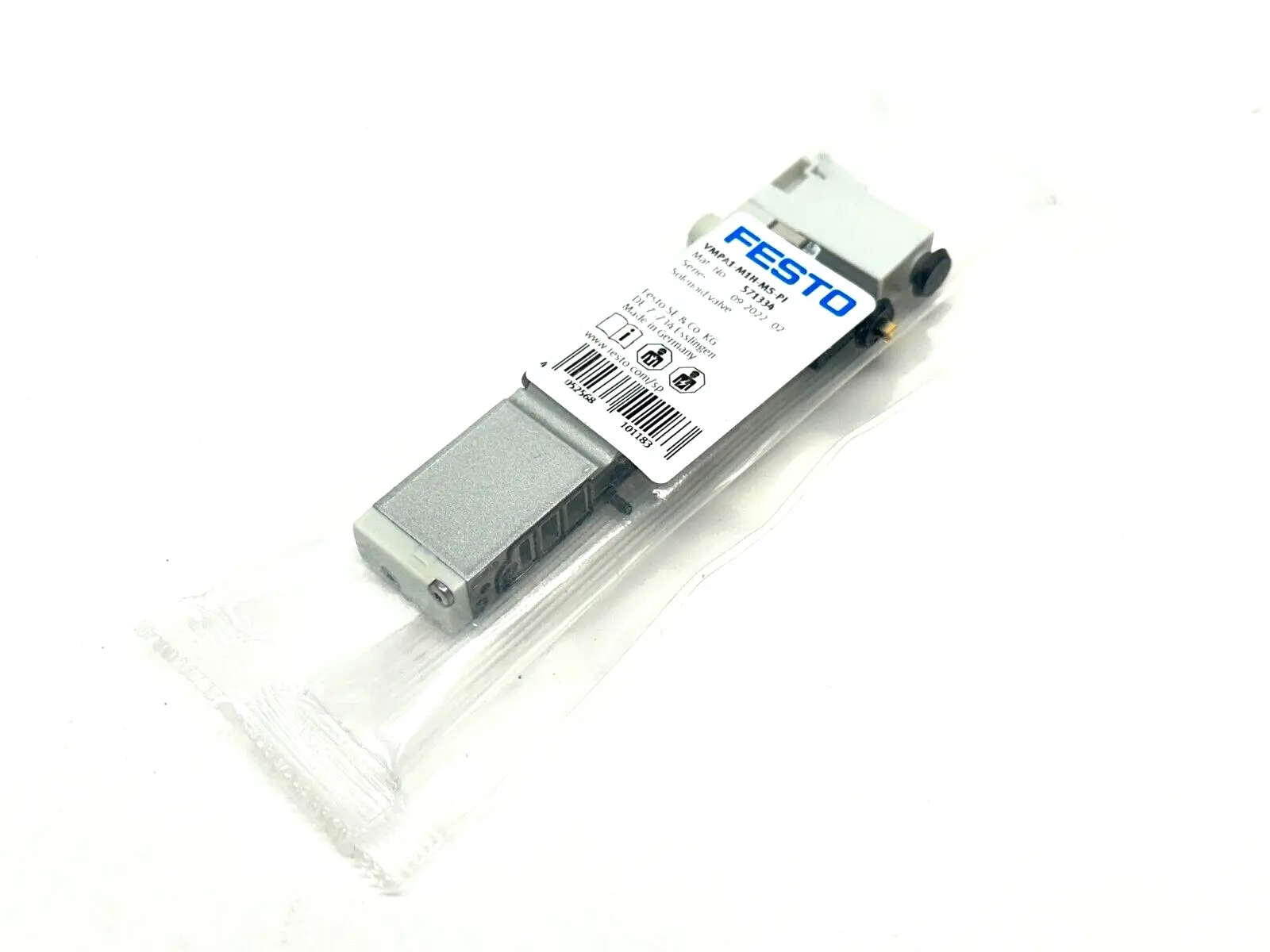 New | in-Stock Festo Pneumatic Solenoid Valve 5/2-Way 24VDC 571334 Solenoid Valves Michigan US | Maverick Industrial Sales #1391329