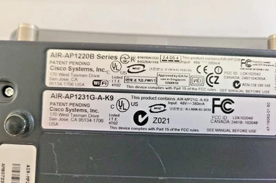 Lot of 4 CISCO AIRONET 1200 WIRELESS ACCESS POINT AIR-AP1220B AIR-AP1231G-A-K9