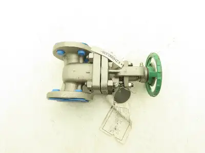 Kitz 150UMAM 1/2" Gate Valve ANSI Class 150 170psig  500°F CF8M SS Rising Stem