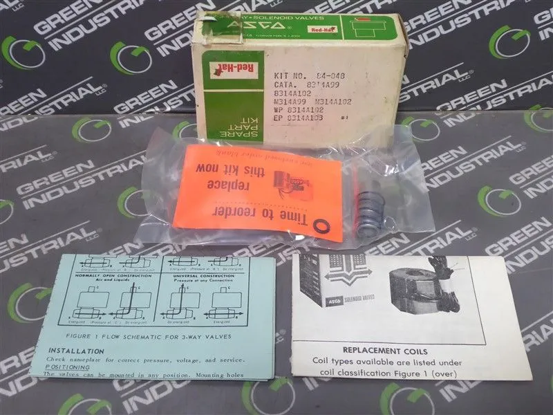 ASCO 84-048 Solenoid Valve Rebuild Kit New NIB