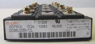 Lot of 5 Eupec Isopack Rectifier Bridge DDB6U205N12L Module