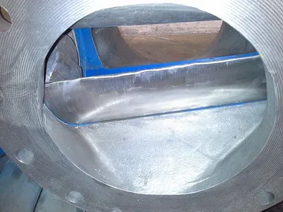 10"-150, 3 way Dezurik Plug Valve, Rebuilt Condition