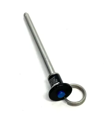 USED JERGENS BUTTON HANDLE QUICK RELEASE PIN 1/4 X 3.50 SS