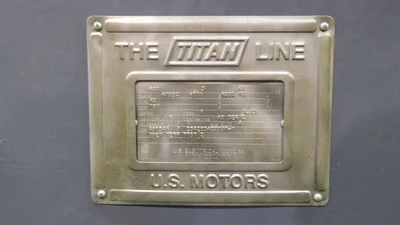 Used US MOTORS G98341 / Z04Z0540717R-1 A.C. Motors Ohio US | Equipment Recovery Corp. #1331232