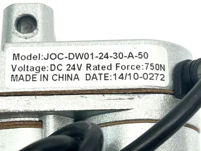JOC-DW01-24-30-A-50 | Linear Actuator 750N 24VDC - Used