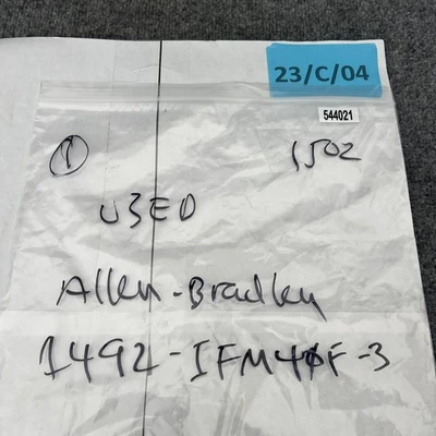 Used Allen-Bradley 1492-IFM40F-3 Input / Output Modules California US | Davliegogo LLC #1706762